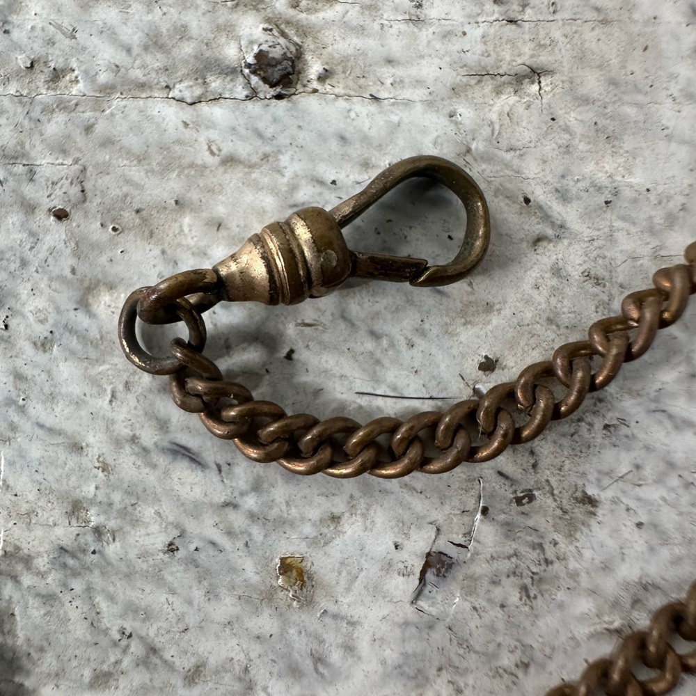 Antique 9.5” Watch Fob Chain - Picture 2 of 6